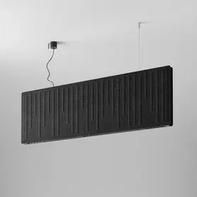 AQfelt STAVE RAFTER points 114 LED section M927 50° zwieszany czarny + panel grafitowy 59863-M927-WB-00-G2 AQForm - Na zamówienie