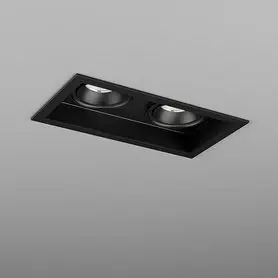 SQUARES next 50x2 LED M930 36° Phase-Control wpuszczany czarny 37980-M930-FB-PH-12 AQForm | Megacena