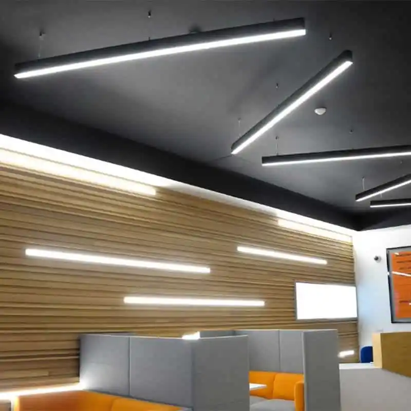 Już w sprzedaży | Oprawa liniowa LED zwieszana DALI 5055STRIPE 168 cm Szara 4000K
