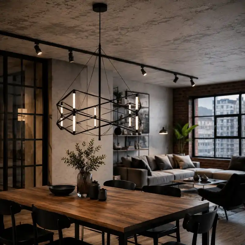 Lampa wisząca SPACE LED czarna 60 cm Step into Design ST-9858 P/S black - Nowość
