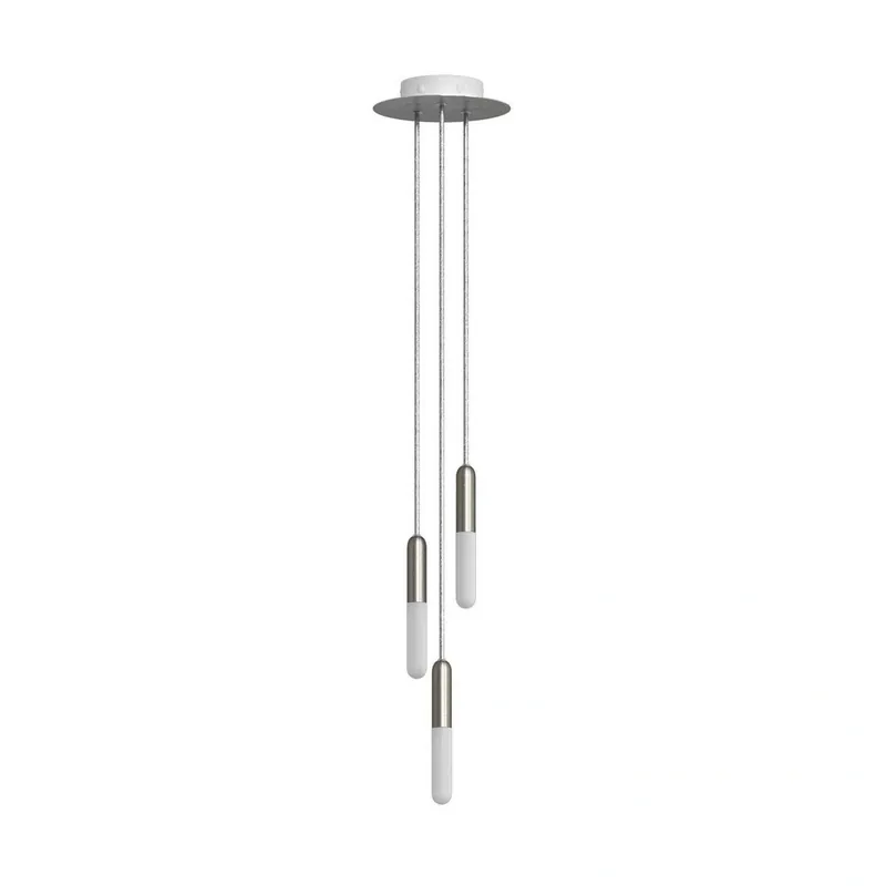 Oszczędź teraz | Made in Itala lampa wisząca z 3 ramionami z P-Light i podsufitką Rose-One 200 mm Creative cables B-SPM3MDR-1-SPM3R20106E14TISRM03
