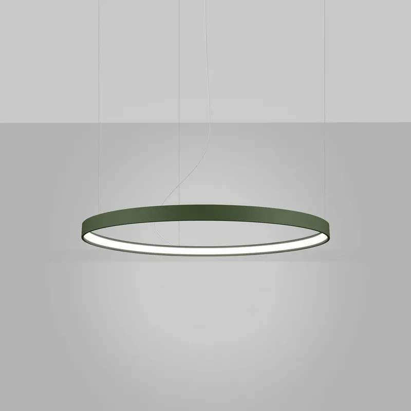 Żyrandol RIO 78 cm zielona oliwka LED 4000K TH.377 Thoro | Hit cenowy