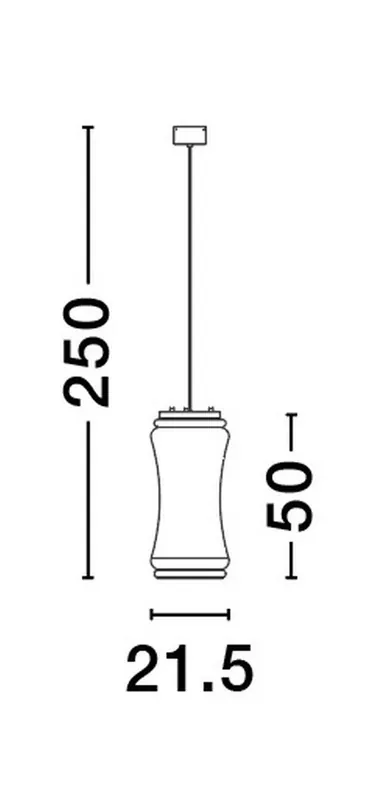 Duży rabat | Luces Exclusivas LE44594 Lampa wisząca ABANCAY