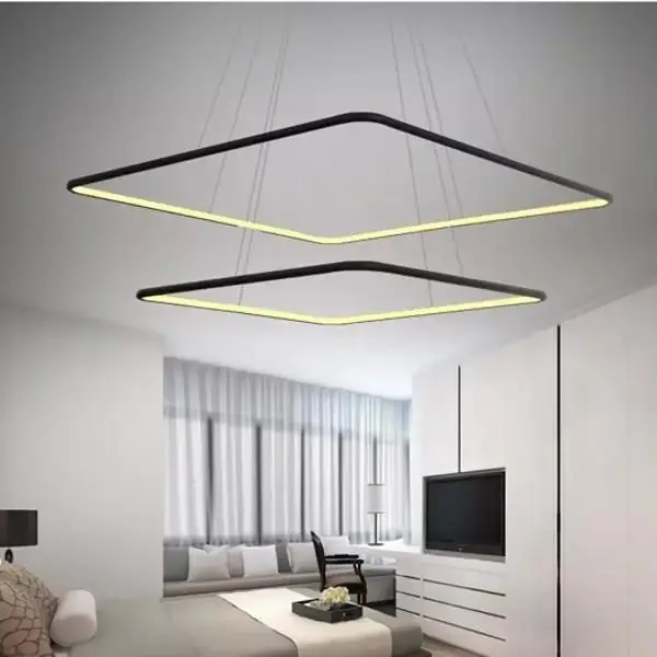 ALTAVOLA DESIGN Lampa wisząca Ledowe Kwadraty No.2 3k black LA077/P_60_in_3k_black - Top produkt