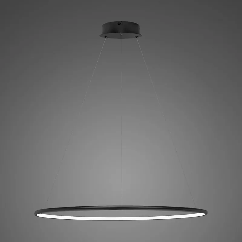 Zamów online - ALTAVOLA DESIGN Lampa wisząca Ledowe Okręgi No.1 80cm 3k czarna LA073/P_80_in_3k_black