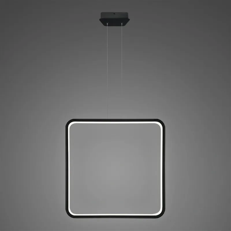 ALTAVOLA DESIGN Lampa wisząca Ledowe Kwadraty No.1 X 80 4k czarna LA079/X_80_in_4k_black | Produkt polecany