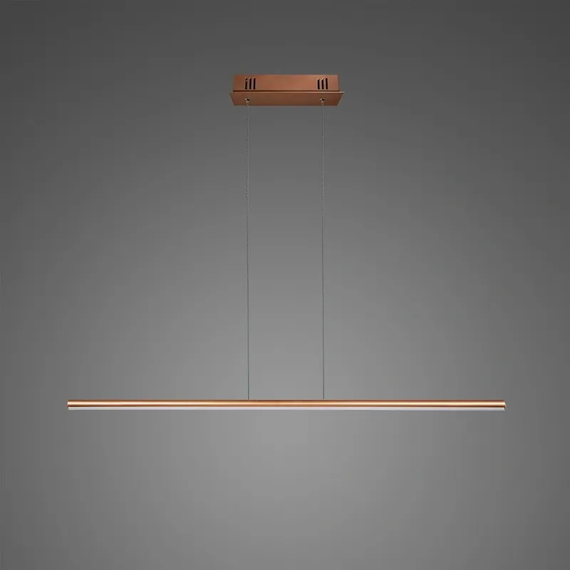 Zostało niewiele | ALTAVOLA DESIGN Lampa wisząca Linea No.1 100cm 3k miedziana LA089/P_100_3k_copper