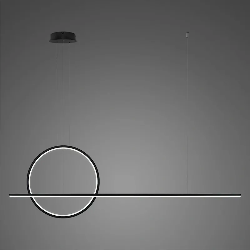Zamów dziś - ALTAVOLA DESIGN Lampa wisząca Linea No.2 40cm czarna 3k 30W LA087/PX143_40_3k_30W_black