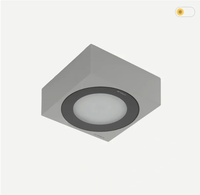 Zewnętrzna natynkowa oprawa sufitowa LED NORLYS Hitra DALI-2, 14,5 W, IP65, IK10 2461BL - Jeszcze taniej