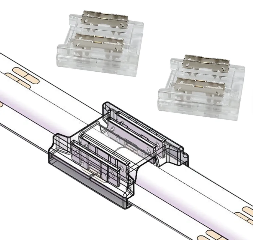 ULAC612 – złączka prosta RGBW 3-pin do taśmy LED COB 10 mm, max. 6 A | Obniżka