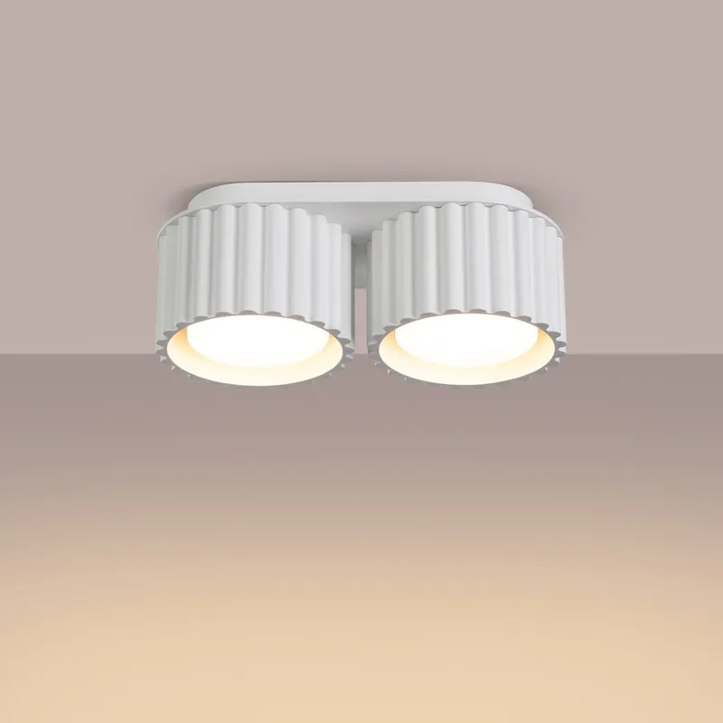 Cena producenta | SOLLUX SL.1783 plafon AURA 2 biały Gx53