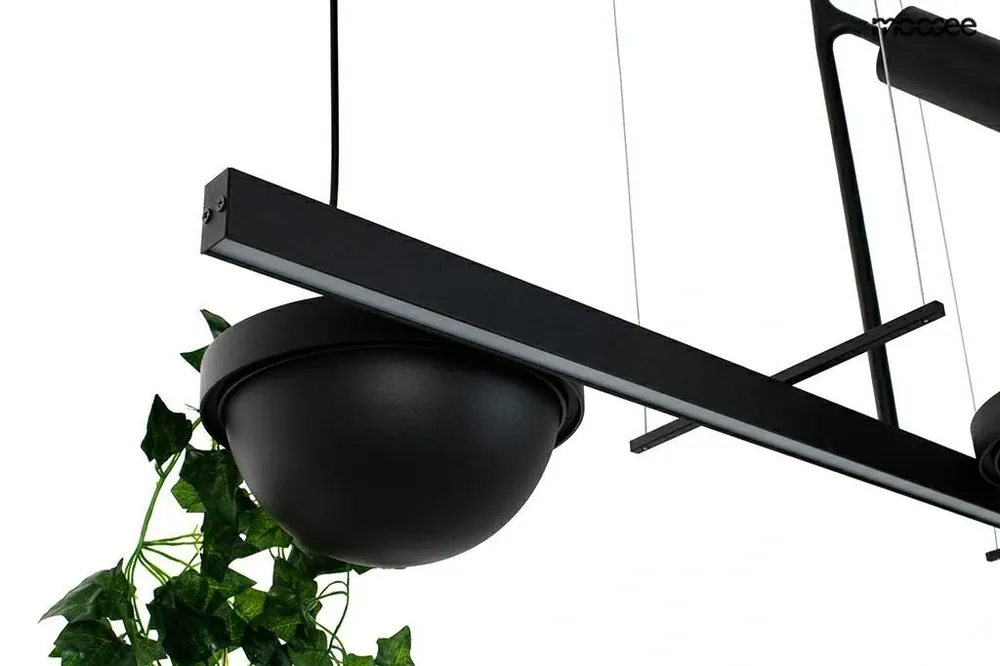 MOOSEE lampa wisząca PLANT LINE czarna - Nowy produkt