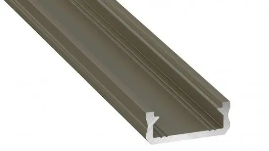 Wysyłka od ręki - LUMINES Profil LED typ D inox anodowany 3 m 10-0043-30