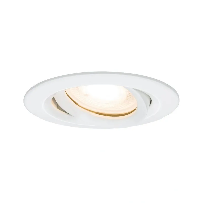 Oprawa do wbudowania NOVA LED DIM wychylna GU10 max.35W 93mm IP65 230V biały matowy / aluminium | Oszczędź więcej