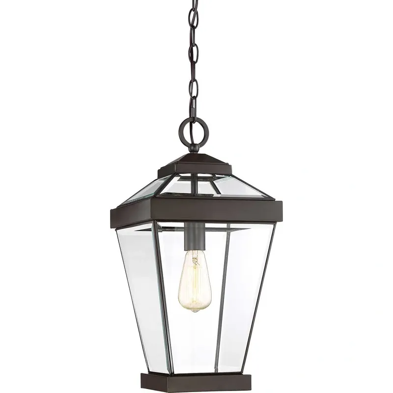 Cena producenta - Duża latarnia wisząca Ravine Zachodni Brąz QZ-RAVINE8-L Elstead Lighting