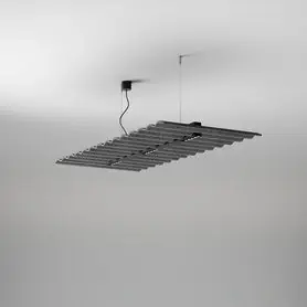 AQfelt WAVE RAFTER points 86 LED section L927 50° DALI zwieszany czarny + panel popielaty 59900-L927-WB-DA-A2 AQForm - Nowość w sklepie