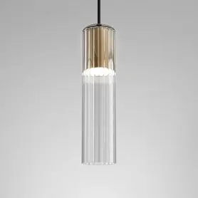 Supercena | MODERN GLASS Tube TP LED fi50 M927 Phase-Control zwieszany taupe 59849-M927-D9-PH-82 AQForm