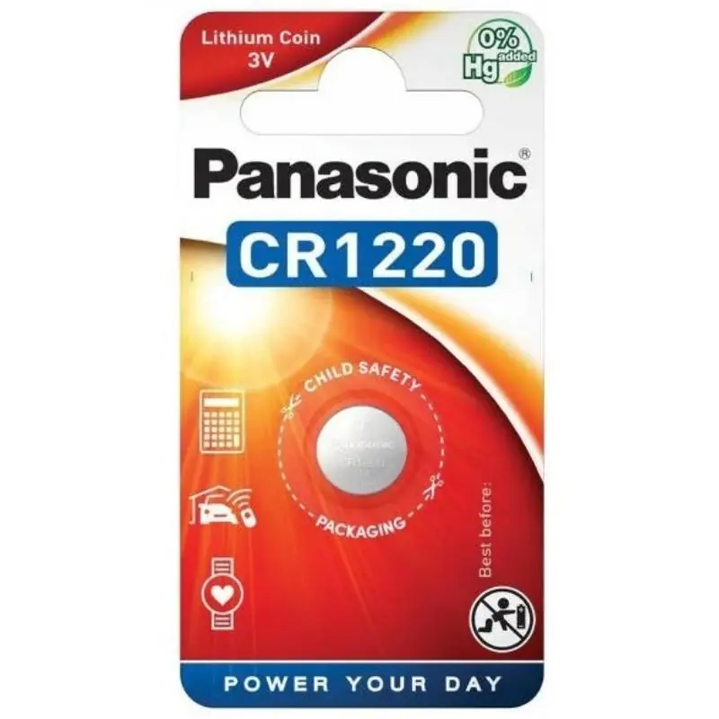 Bateria Panasonic Lithium Coin CR-1220 | Właśnie dodano
