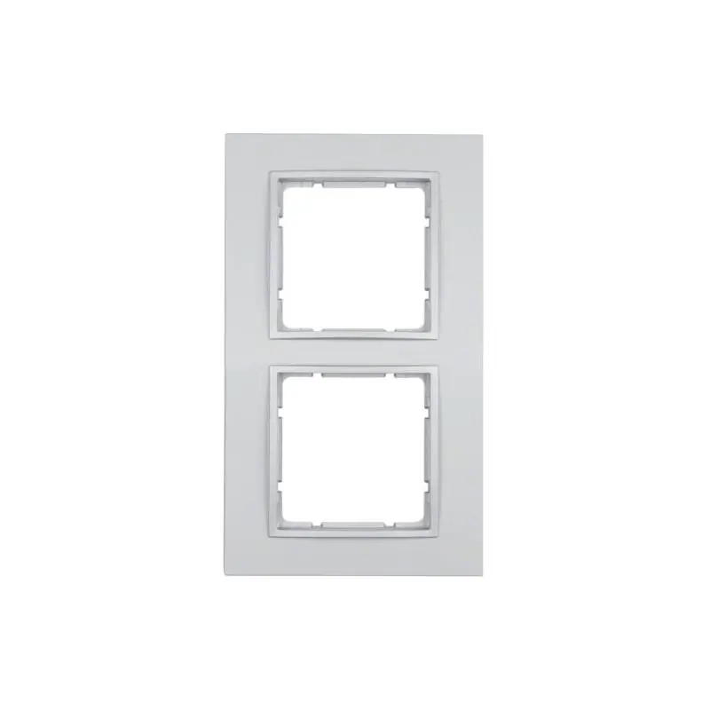 Berker B7 aluminium - ramka 2 - Ekspresowa dostawa