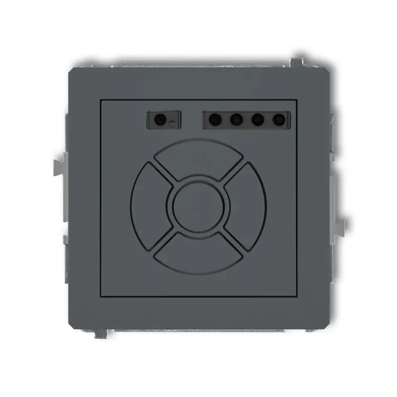 Bardzo popularny produkt - Karlik Deco grafitowy mat - elektroniczny sterownik roletowy - 28DSR-2