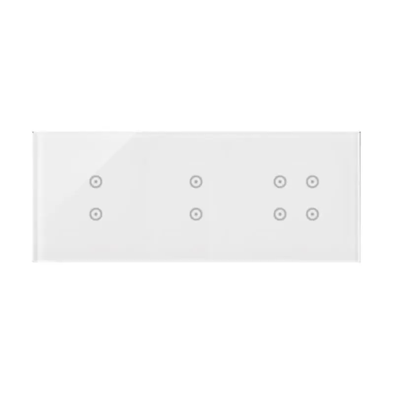 Simon 54 Touch - Panel dotykowy 3 moduły 2 pola dotykowe pionowe, 2 pola dotykowe pionowe, 4 pola dotykowe, biała perła - Cena promocyjna
