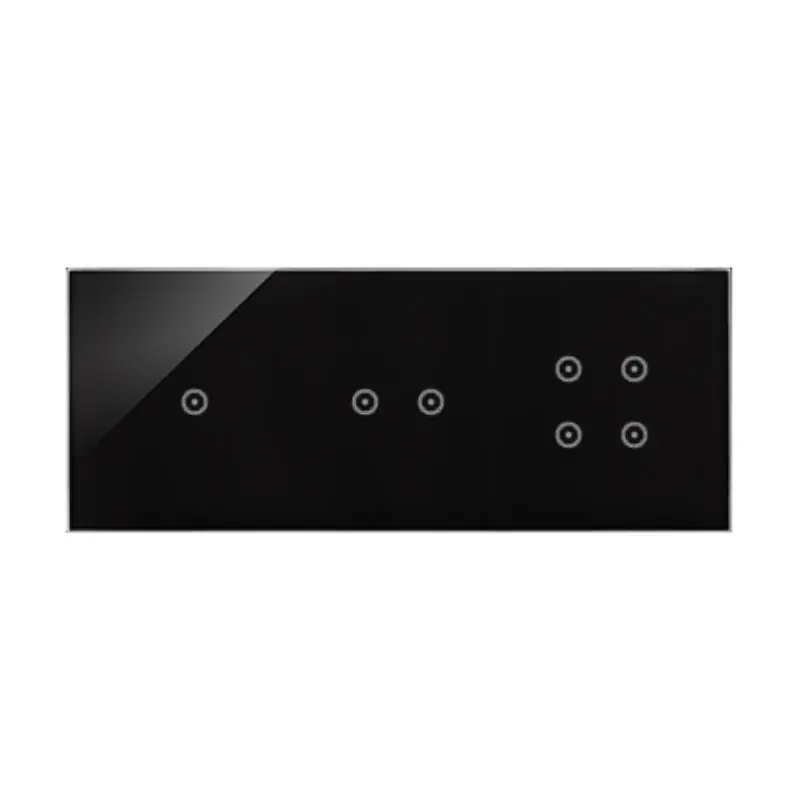 Simon 54 Touch - Panel dotykowy 3 moduły 1 pole dotykowe, 2 pola dotykowe poziome, 4 pola dotykowe, zastygła lawa | Hit