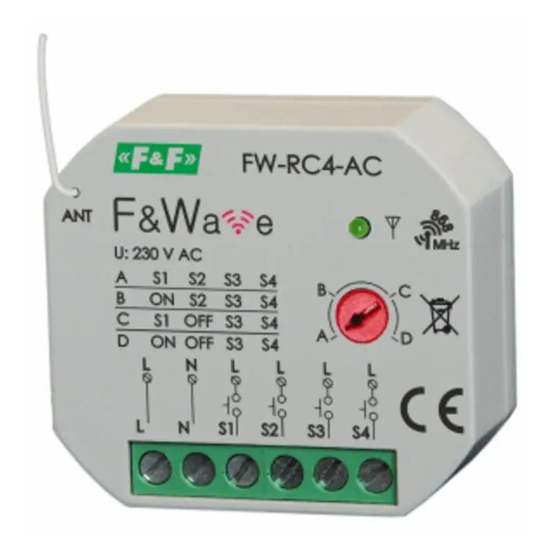 F&Wave - nadajnik 4-kanałowy FW-RC4-AC - Wysoka jakość