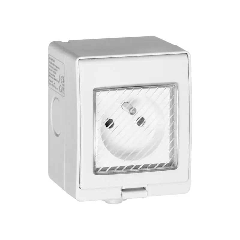 Hit - Gniazdo natynkowe IP55 Tuya Smart Wi-Fi OR-SH-17405