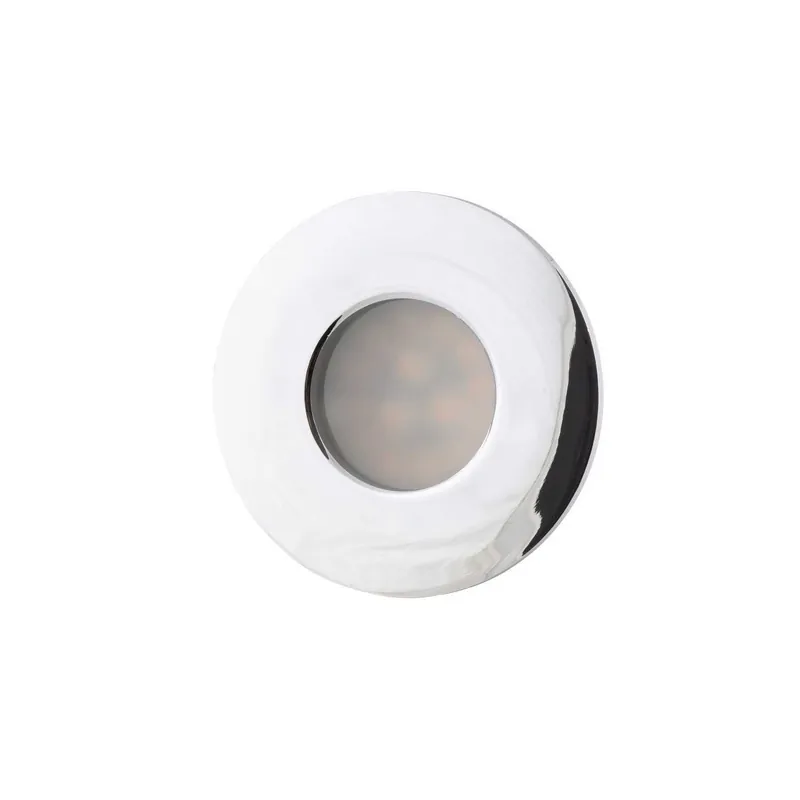 Bezpieczna płatność | Aqua IP65 okrągła oprawa wpustowa Maxlight Chrom