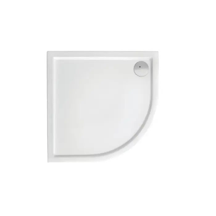 Bardzo popularny produkt - Malaga rondo compact brodzik półokrągły 80x80x13 akrylowy biały A276258000