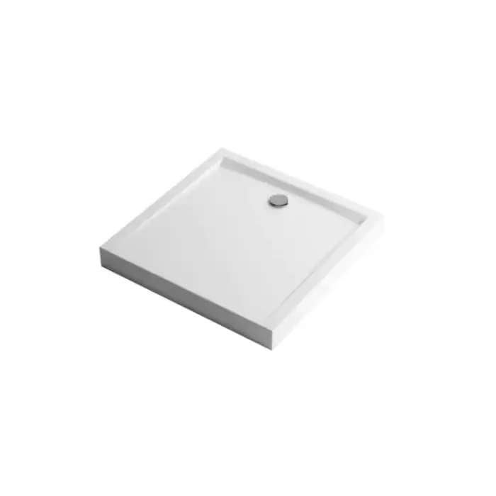 Bestseller - Forma compact brodzik kwadratowy 100x100 cm wysoki, biały połysk BREX.FOR10WHC