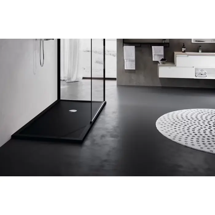 Wybór klientów | Olympic plus brodzik czarny 12,5 cm 170x75x12,5 OL1707511-28