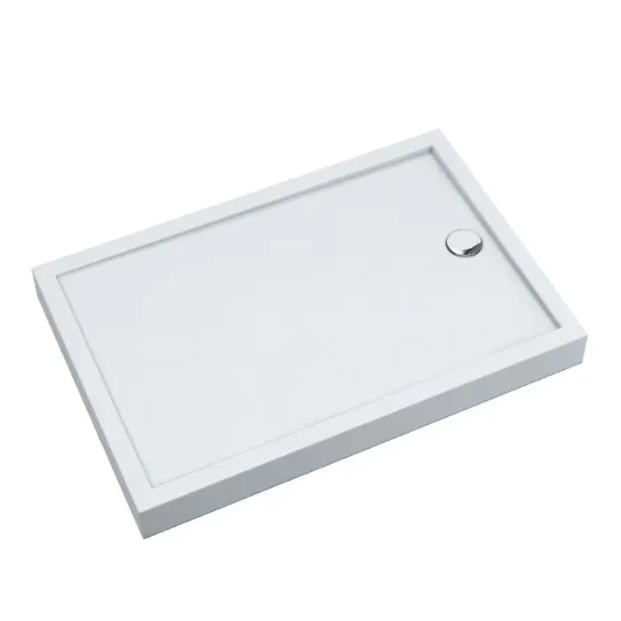 Brodzik akrylowy zintegrowany z nośnikiem stabilsound plus® oraz obudową akrylową przeciągniętą do podłogi cameron 70x160x12 cm, prostokątny z odpływem na krótszym boku 3ST.C2P-70160 - Klienci polecają