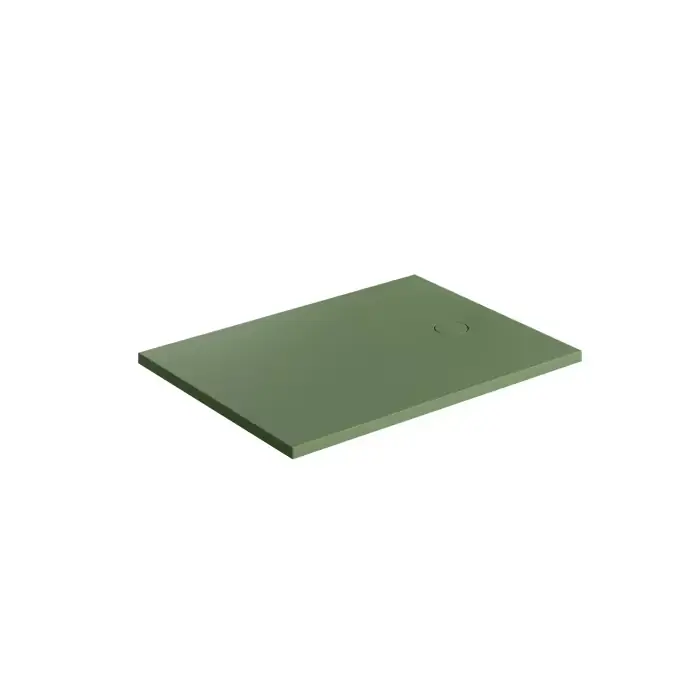 Aquarock m+ kompozytowy brodzik prysznicowy antypoślizgowy, 80 x 100 cm, olive mat ol AQUAROCK80-100OL - Szybka wysyłka