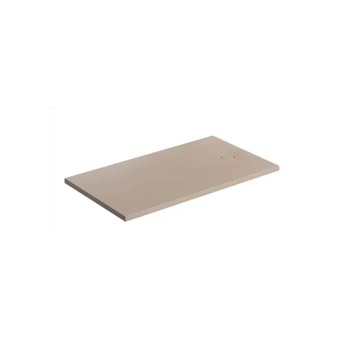 Aquarock m+ kompozytowy brodzik prysznicowy antypoślizgowy, 80 x 140 cm kolor dune beige mat (db) AQUAROCK80-140DB - Zamów dziś