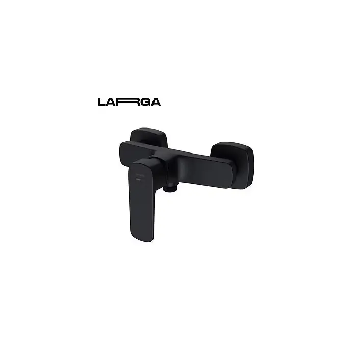 Bateria natryskowa ścienna larga 1 uchw czarna S951-382 | Do wyczerpania zapasów