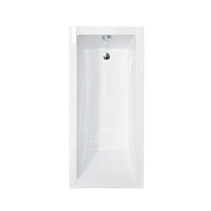 Taniej | Besco modern wanna prostokątna 160x70 cm biała WAM-160-MO
