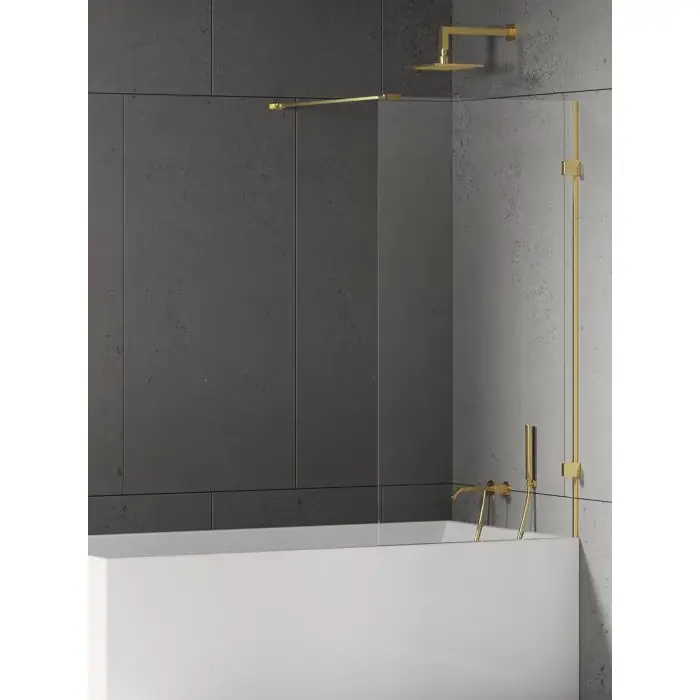 Parawan nawannowy eventa gold shine stały u 100x150 szkło czyste 8mm active shield 2.0 wsp. prostopadły EXK-4897-WP | Kup teraz