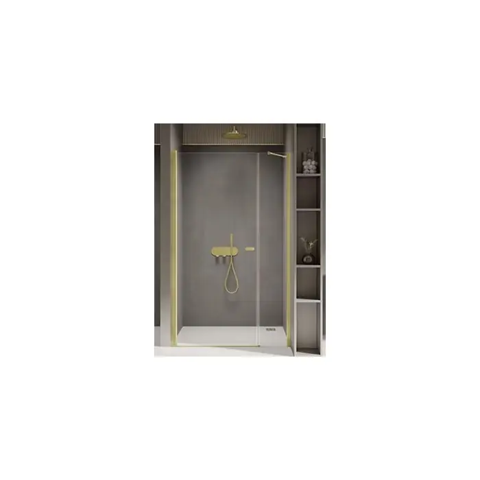 Drzwi wnękowe new soleo light gold 1d u 150x195 szkło czyste 6mm active shield 2.0 D-0987A | Ograniczona dostępność