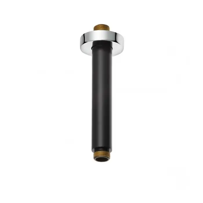 A-qa ramię natrysku - sufitowe 150 mm, czarny mat chrom 6651587-00 | Promocja