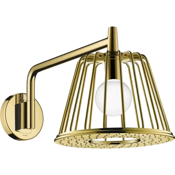 Zostało tylko kilka sztuk | Lampshower/nendo lampshower 275 1jet z ramieniem prysznicowym złoty optyczny polerowany 26031990