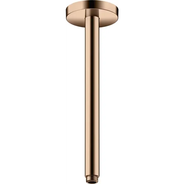 Bardzo popularny produkt | Showersolutions przyłącze sufitowe 300 mm czerwony złoty polerowany 26433300