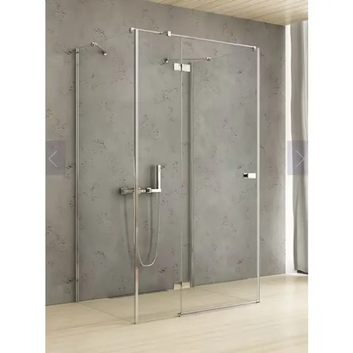 Ostatnie egzemplarze - Kabina prysznicowa reflexa 1d prostokątna przyścienna l 120x110x200 szkło czyste 6mm active shield 2.0 EXK-5243