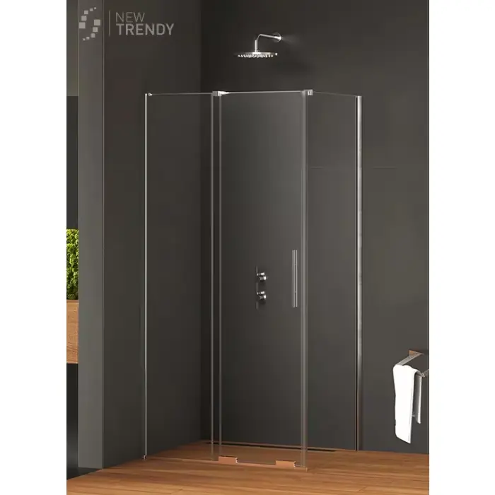 Promocja kończy się wkrótce - Nz4 kabina prysznicowa smart 1d prostokątna u 150x80x200 szkło czyste 8mm active shield 2.0 EXK-4045