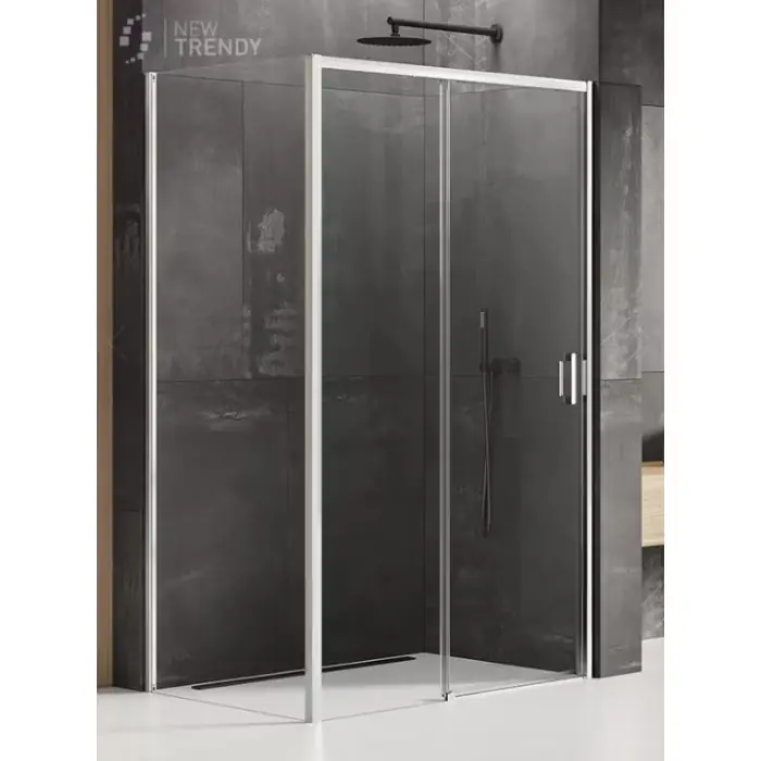 Kabina prysznicowa prime 1d prostokątna p 150x100x200 szkło czyste 6mm active shield 2.0 K-1247 | Supercena