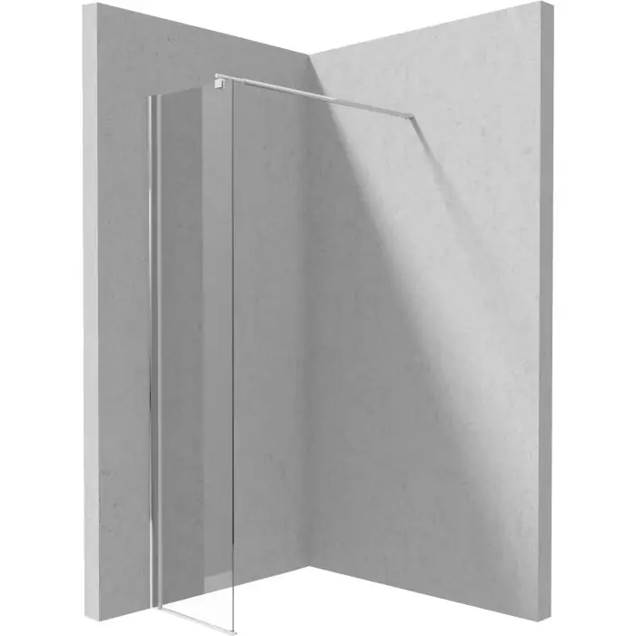 ścianka kerria plus walk in chrom 30 cm z powłoką, szkło totalwhite KTS 083P | Zniżka
