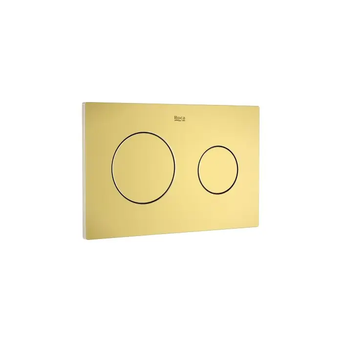Hit sprzedaży - Pl10 - przycisk podwójny pvd brushed gold A8901890VA