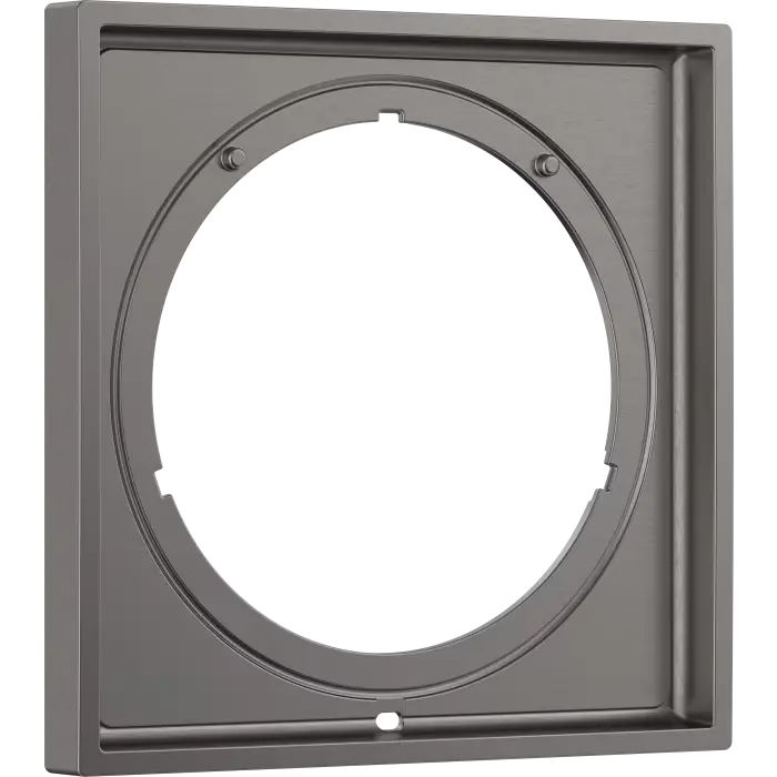 Oferta limitowana - Showerselect id element przedłużający 5 mm, kwadratowy czarny chrom szczotkowany 13641340