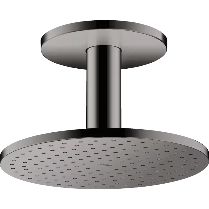 Showersolutions głowica prysznicowa 250 1jet czarny chrom polerowany 35286330 - Kup online
