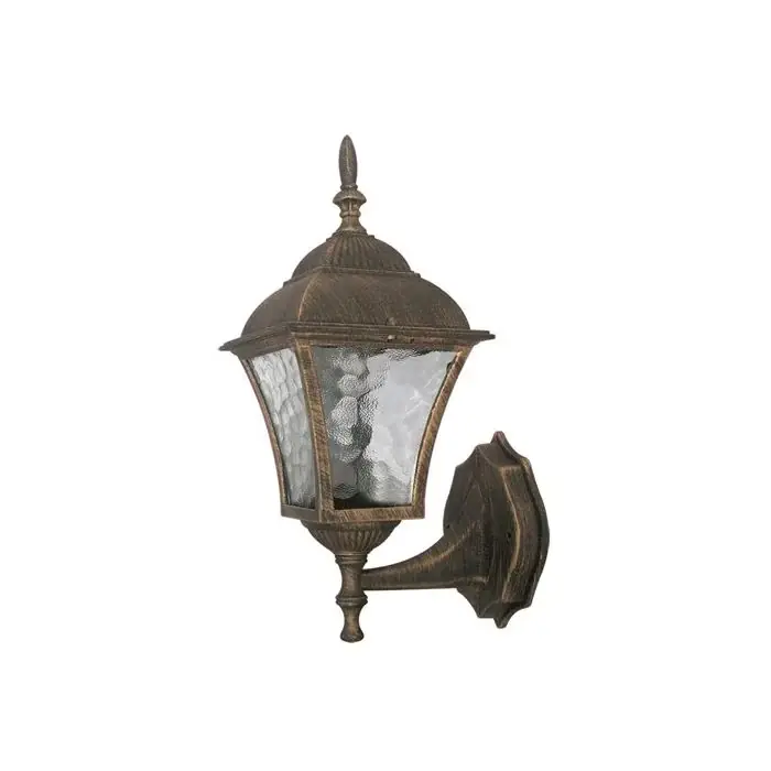 Zamów teraz - Toscana zewnętrzna lampa ścienna ip43 złoto antyczne e27 1x max 60 8392